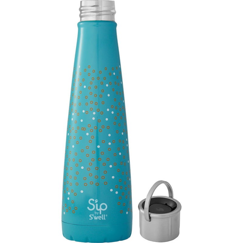 S'ip by S'well Vacuum Insulated Stainless Steel Water Bottle 15oz - Bubble Up