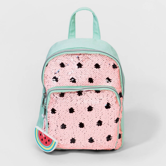 Girls' Watermelon Flip Sequin Mini Backpack - Cat & Jack