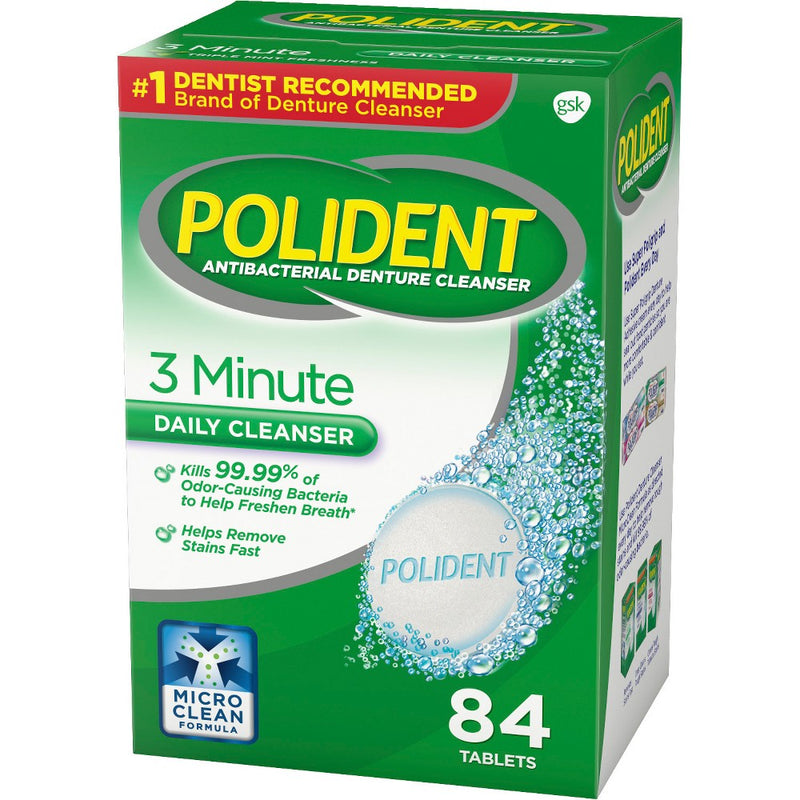 POLIDENT     3 MINUTE 84 CT