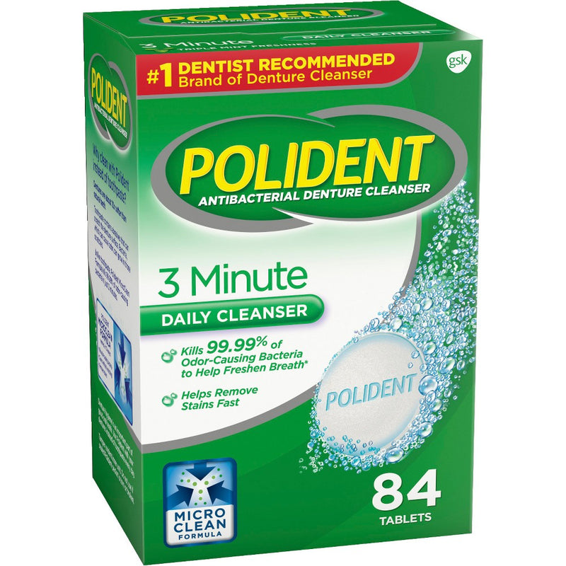 POLIDENT     3 MINUTE 84 CT