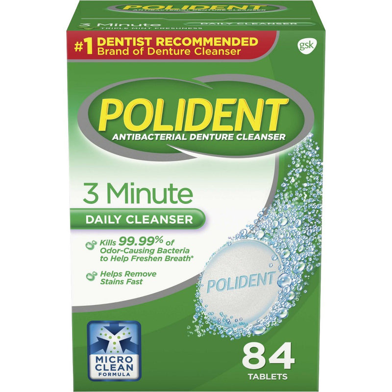 POLIDENT     3 MINUTE 84 CT