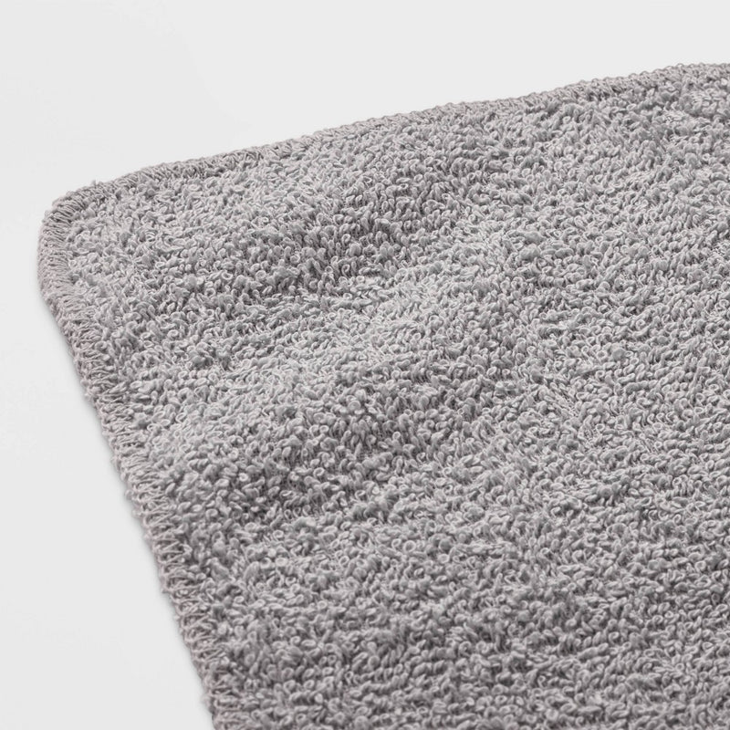 6pk Washcloth Gray - Room Essentials&