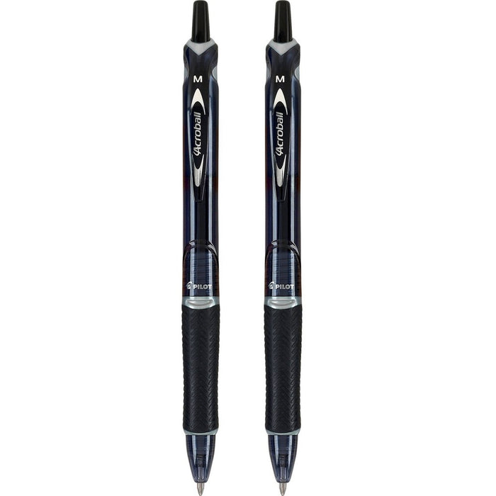 Pilot 2ct Acroball Colors Advanced Ink Ballpoint Pens Medium Point 1.0mm Black