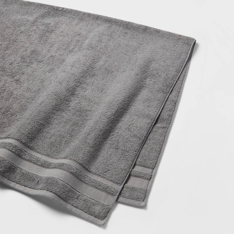 Performance Bath Towel Dark Gray - Threshold&