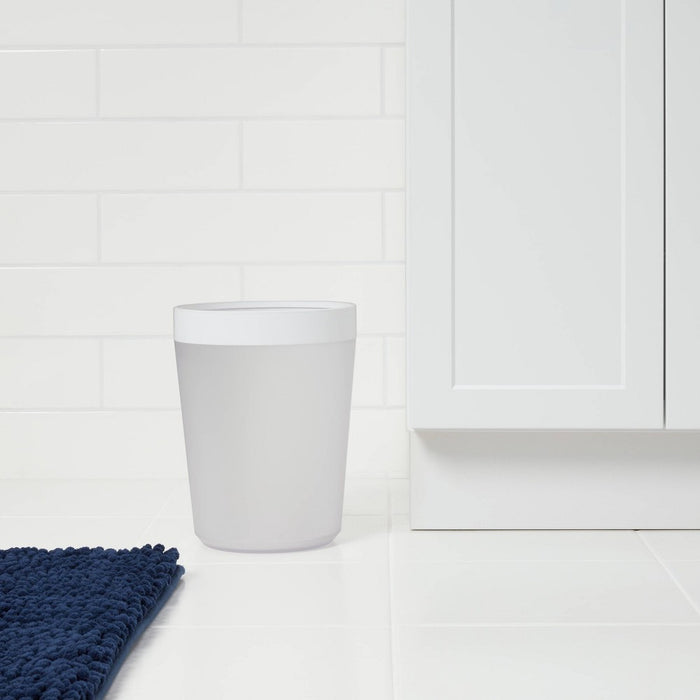 Wastebasket Frosted - Room Essentials&