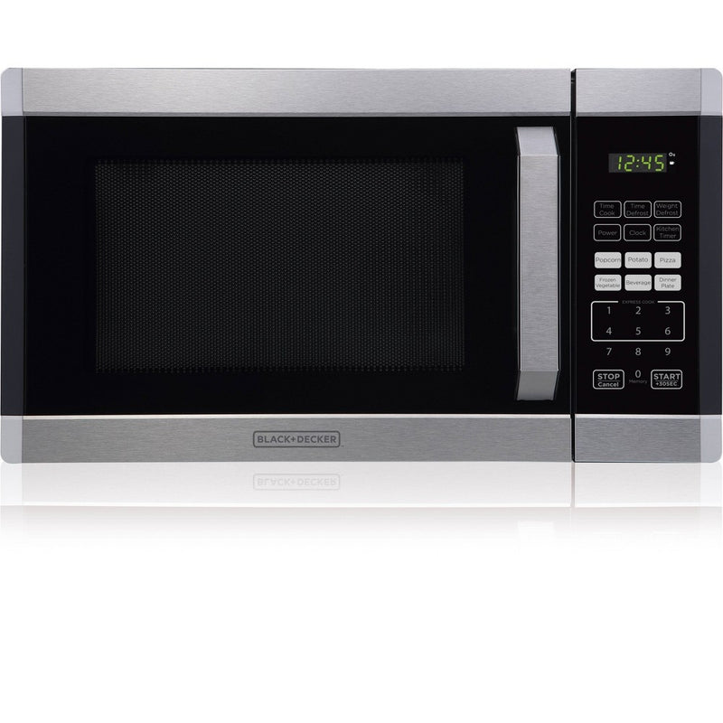 BLACK+DECKER 0.9 cu ft 900W Microwave Oven - Stainless Steel (LOCAL PICKUP ONLY)