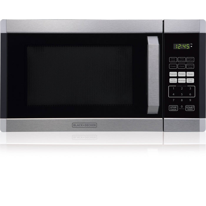 BLACK+DECKER 0.9 cu ft 900W Microwave Oven - Stainless Steel (LOCAL PICKUP ONLY)