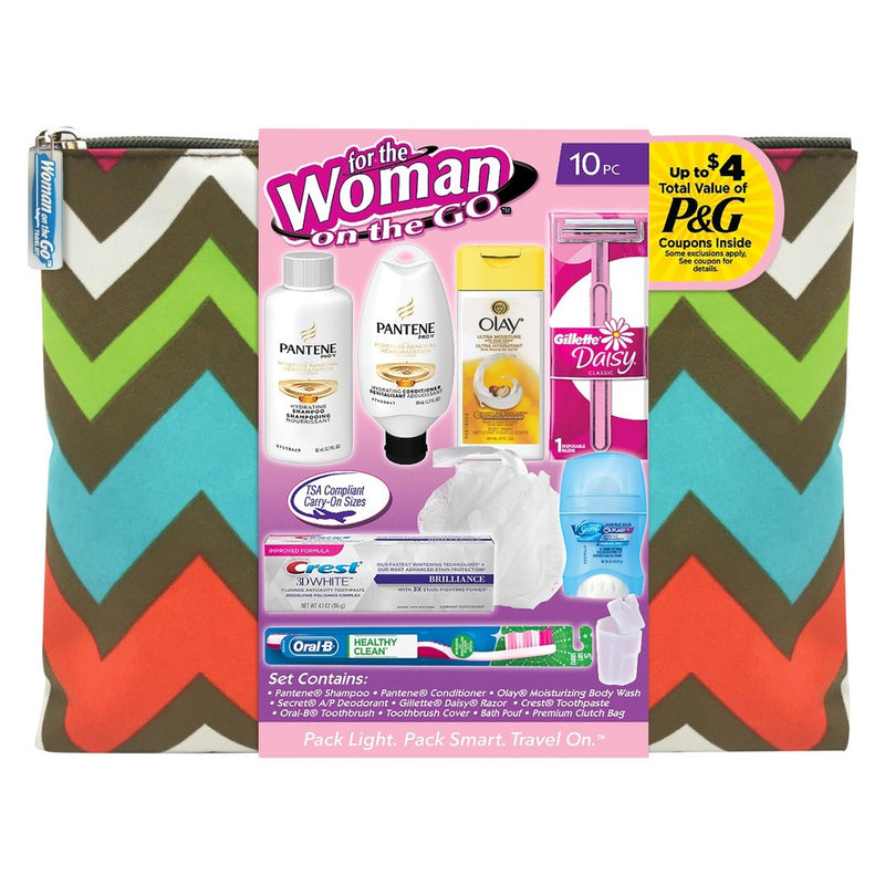 Convenience Kit Women's Bath and Body Set - Trial Size - 10ct