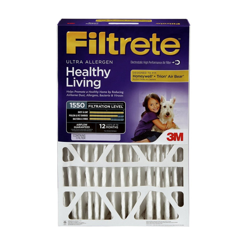 Filtrete 20x25x4 Allergen Bacteria and Virus Air Filter 1550 MPR (LOCAL PICKUP ONLY)
