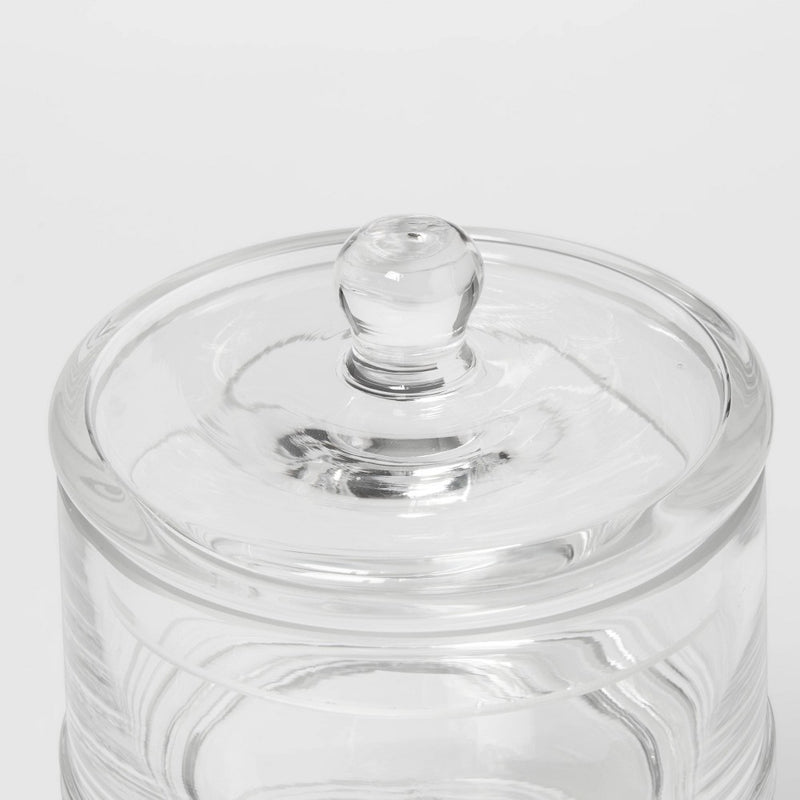 Tiered Canister Apothecary Glass Clear - Threshold&