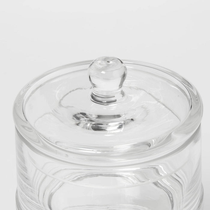 Tiered Canister Apothecary Glass Clear - Threshold&