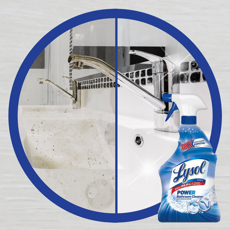 Lysol Power Bathroom Cleaner Soap Scum & Shine - 28oz