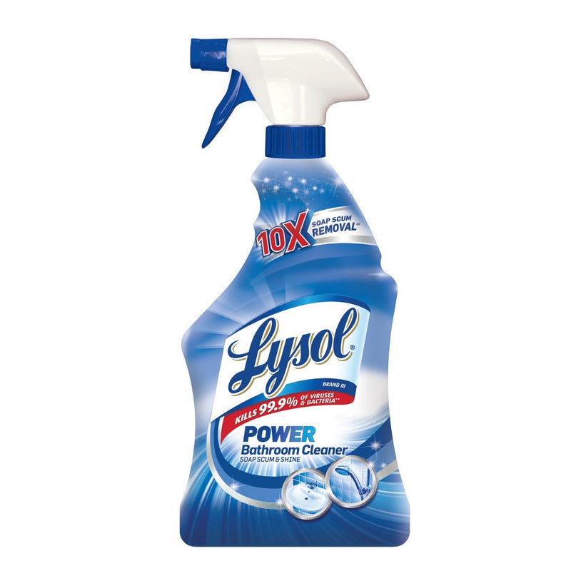 Lysol Power Bathroom Cleaner Soap Scum & Shine - 28oz