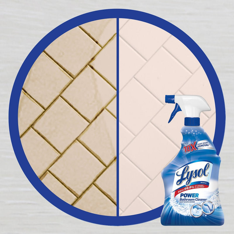 Lysol Power Bathroom Cleaner Soap Scum & Shine - 28oz