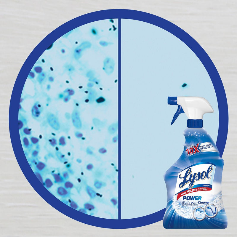 Lysol Power Bathroom Cleaner Soap Scum & Shine - 28oz