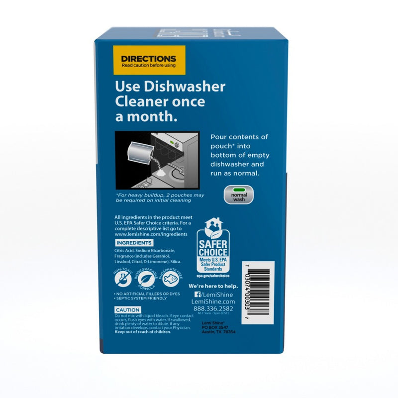 Lemi Shine Dishwasher Cleaner - 4pk