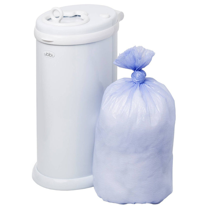 Ubbi Plastic Diaper Pail Bags - White - 75ct