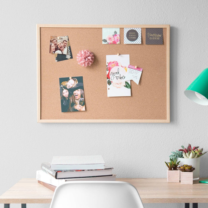 U-Brands 23" x 35" Wood Frame Bulletin Board (LOCAL PICKUP ONLY)
