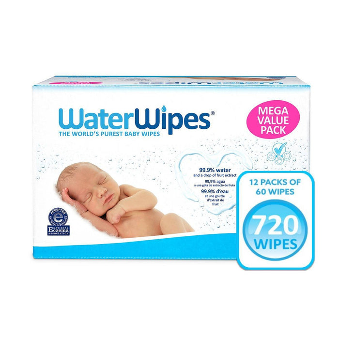 WaterWipes Unscented Baby Wipes Mega Value Box -SINGLE PACK