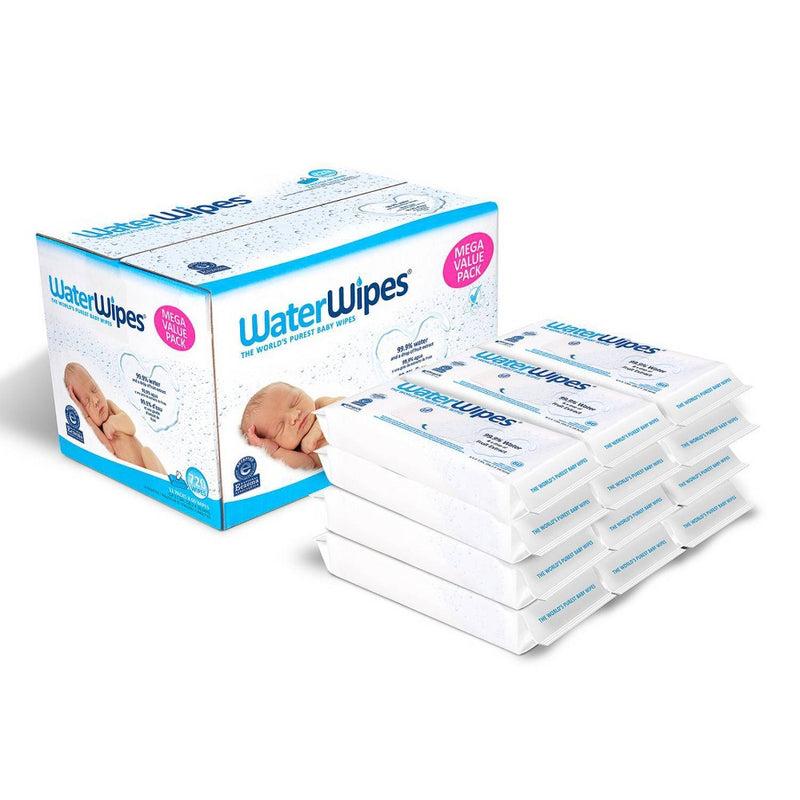 WaterWipes Unscented Baby Wipes Mega Value Box - 12pk/720ct Total