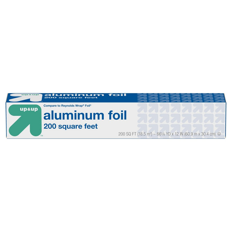 Standard Aluminum Foil - 200 sq ft - Up&Up&
