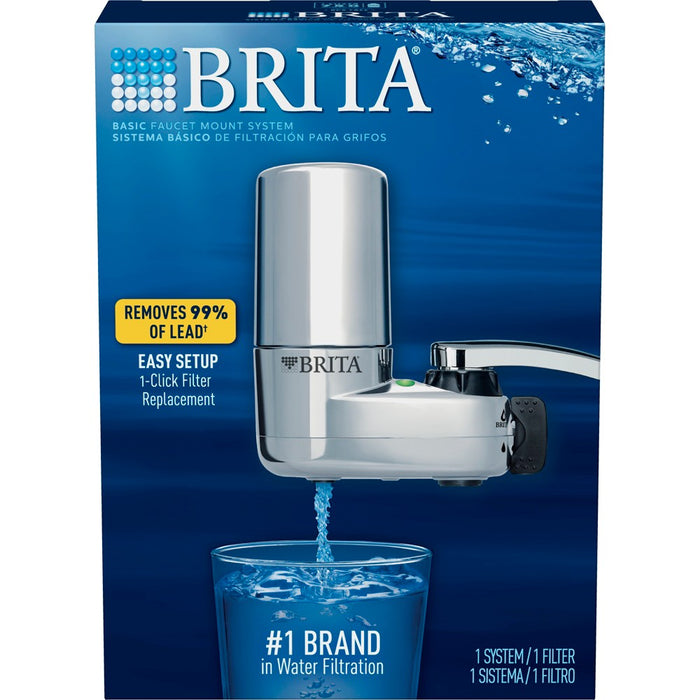 Brita Tap Water Faucet Filtration System - Chrome