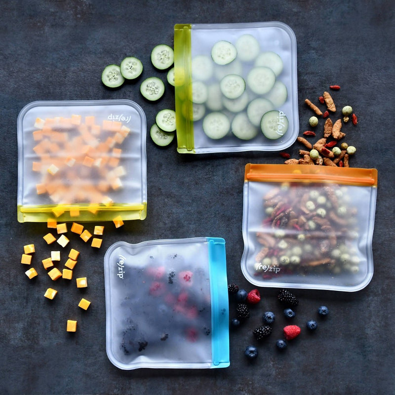 (re)zip Lay Flat Leak Proof Reusable Lunch Bag - 5ct
