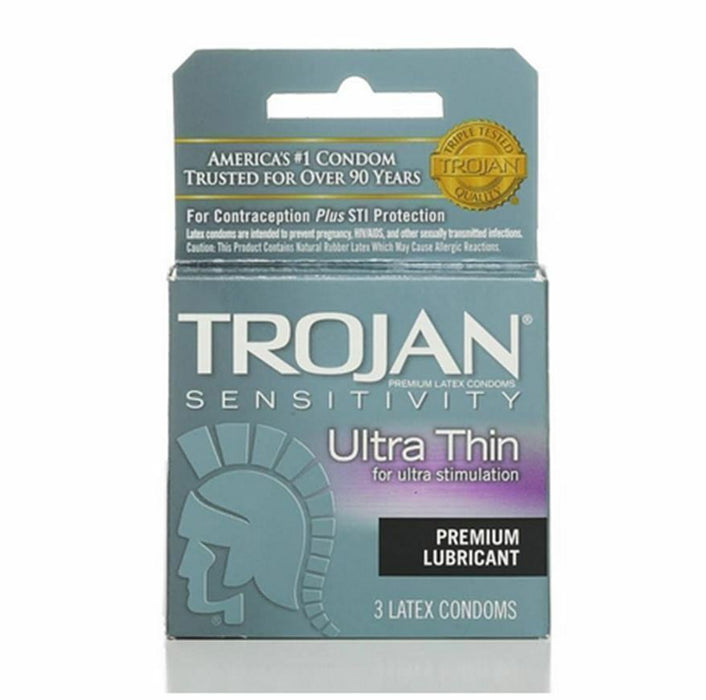 Trojan Ecstasy Ultra Ribb Size 3ct Trojan Ecstasy Ultra Ribbed 3ct