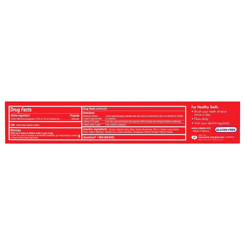 Colgate Baking Soda and Peroxide Whitening Toothpaste - Brisk Mint - 6oz/3pk