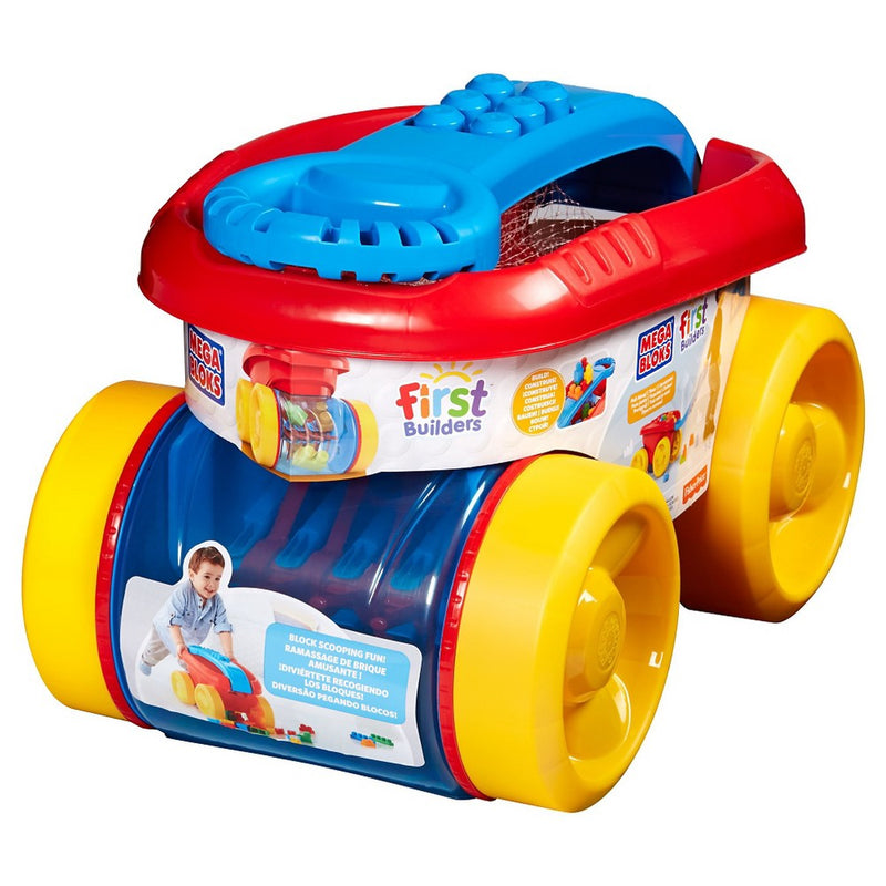 MEGA BLOKS SCOOPING WAGON