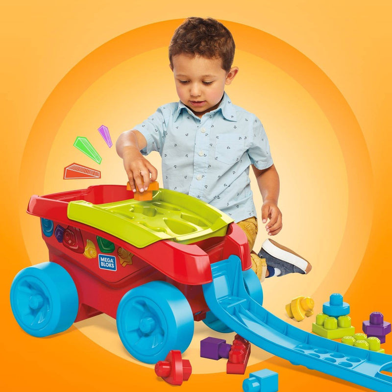 MEGA BLOKS SCOOPING WAGON