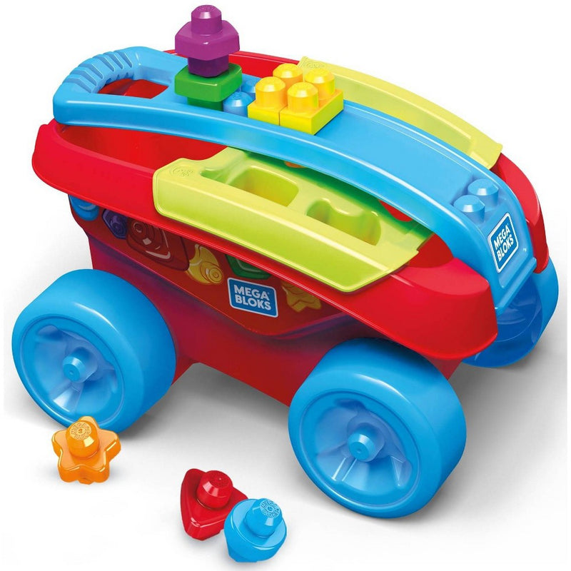 MEGA BLOKS SCOOPING WAGON