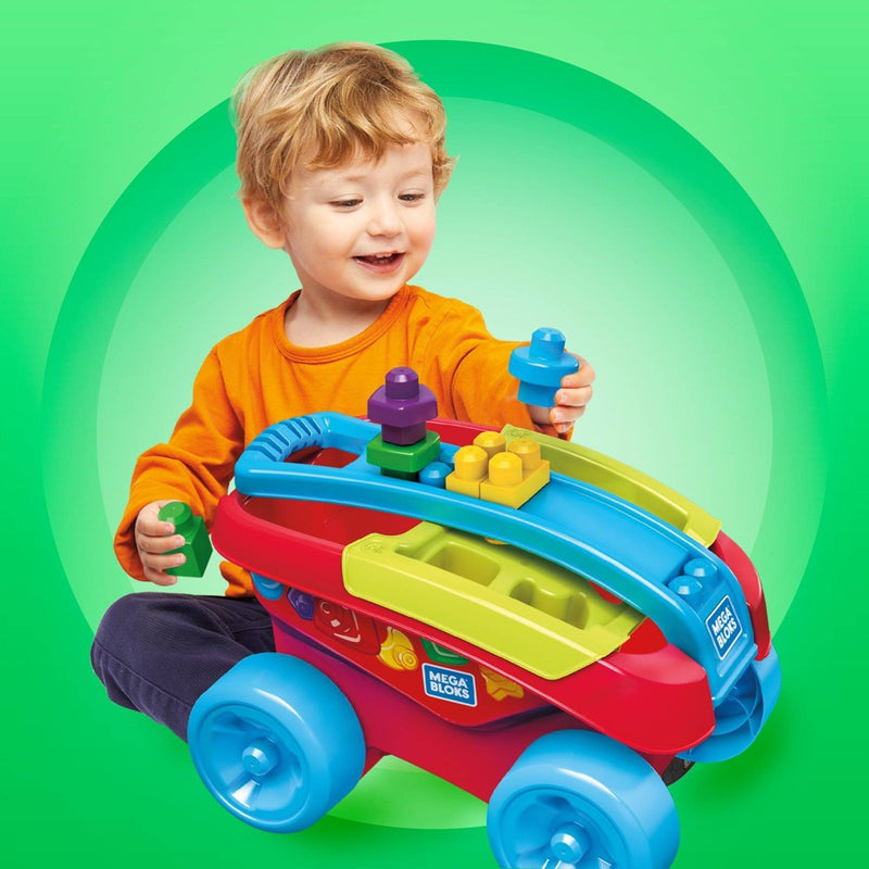 MEGA BLOKS SCOOPING WAGON