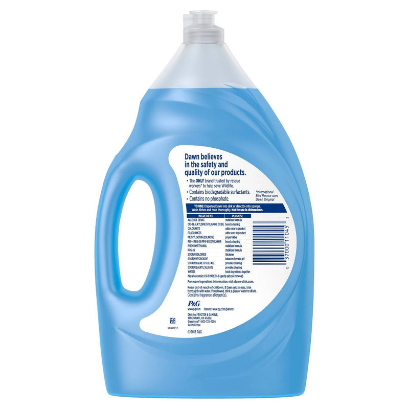 Dawn Ultra Original Scent Dishwashing Liquid Dish Soap - Original Scent - 56 fl oz6