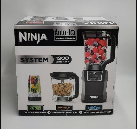 Ninja Kitchen System with Auto IQ Boost and 7-Speed Blender