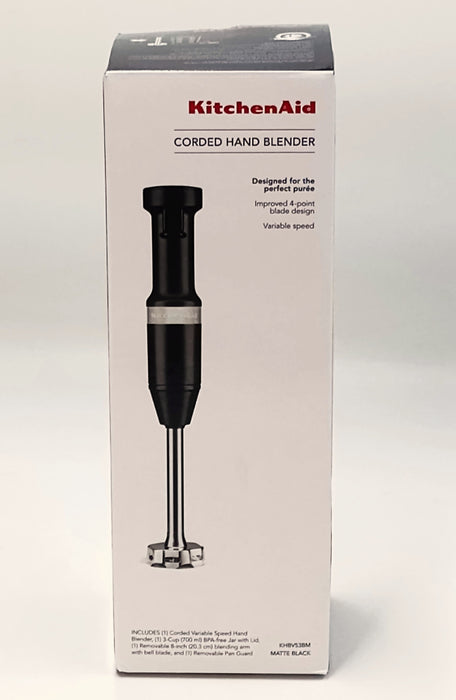KitchenAid Variable-Speed Hand Blender - KHBV53 - Matte Black