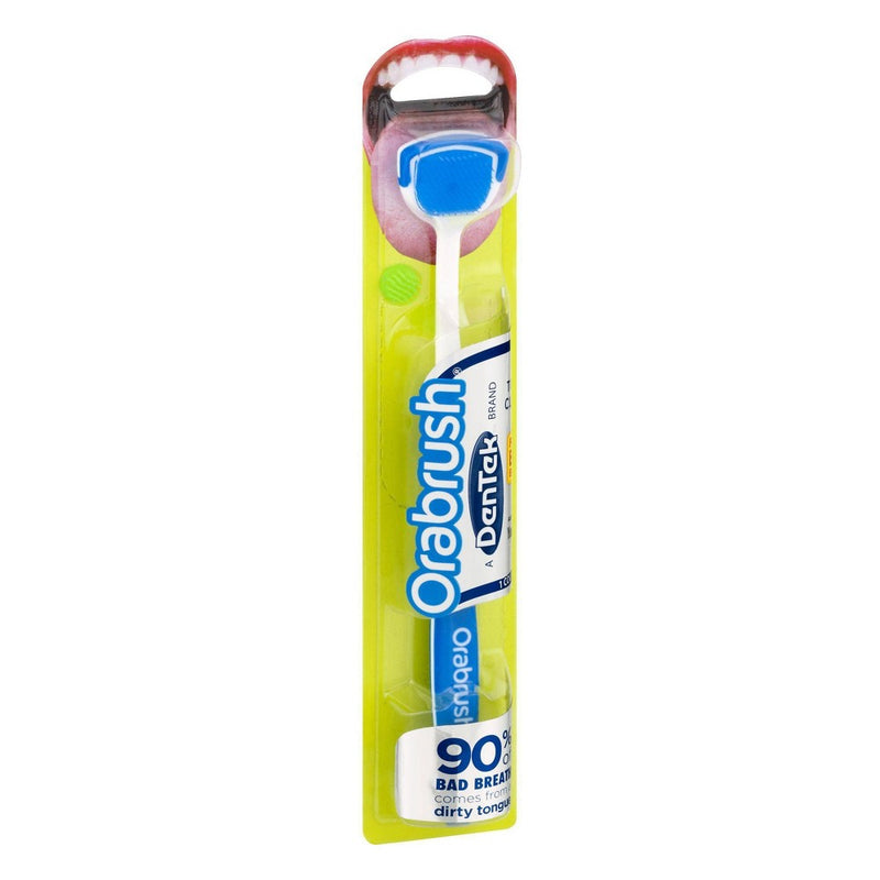 Orabrush Tongue Cleaner by DenTek Helps Fight Bad Breath - 1ct