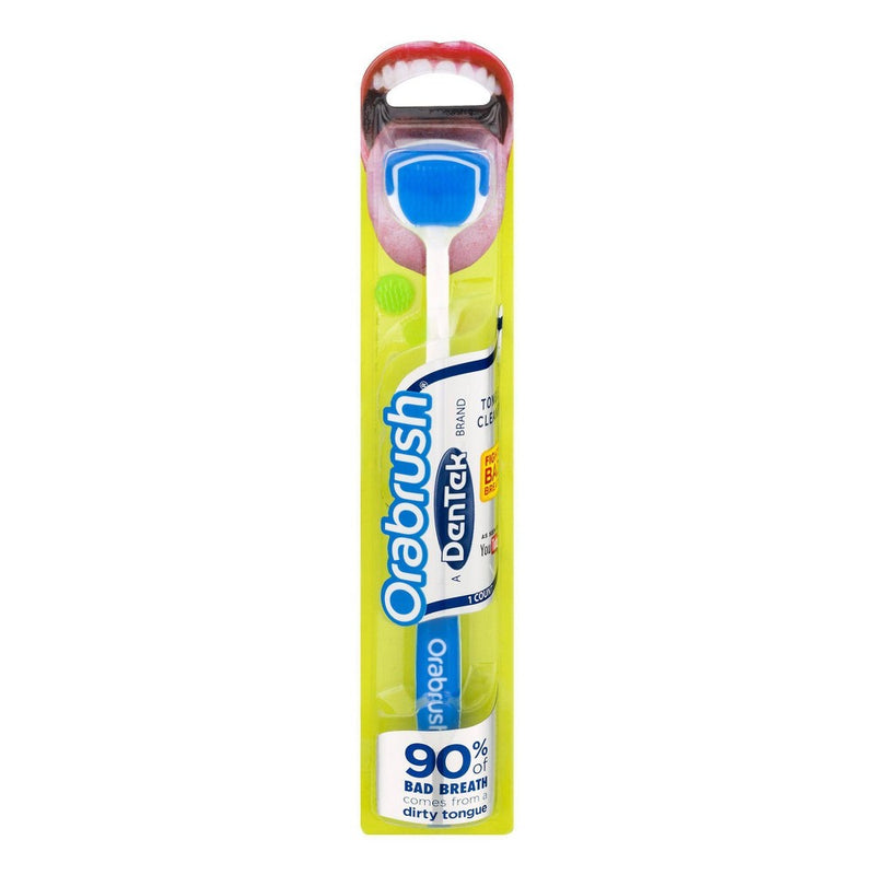 Orabrush Tongue Cleaner by DenTek Helps Fight Bad Breath - 1ct