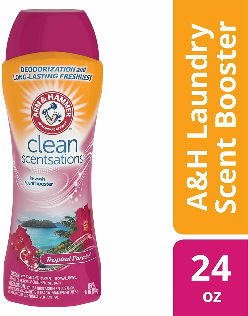 Arm & Hammer In-Wash Scent Booster, Tropical Paradise, 24 oz