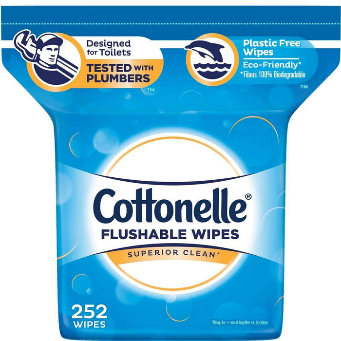 Cottonelle Fresh Care Flushable Cleansing Cloths Refill - 252ct