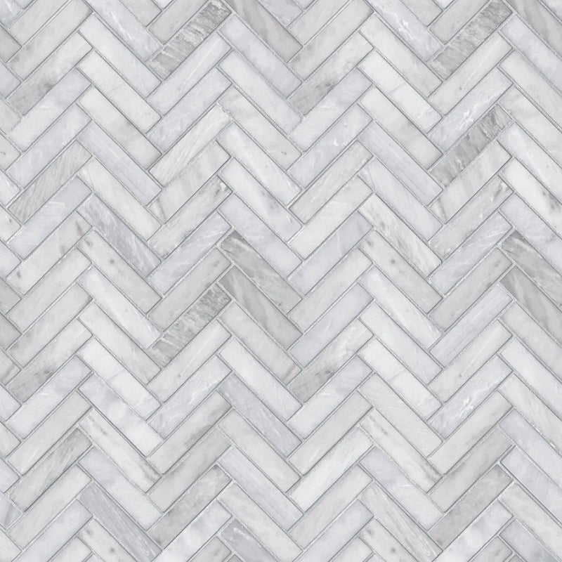 Marble Herringbone Tile Peel & Stick Wallpaper Gray - Threshold& (LOCAL PICKUP ONLY)