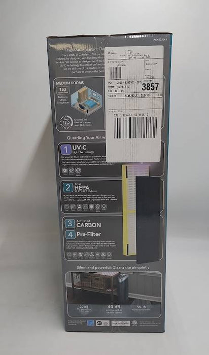 Germ Guardian Air Purifier with HEPA Filter and UVC Black (LOCAL PICKUP ONLY)