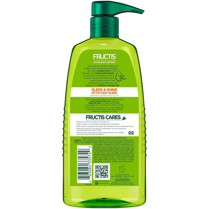 Garnier Fructis With Active Fruit Protein Sleek & Shine Shampoo - 33.8 fl oz (LOCAL PICKUP ONLY)