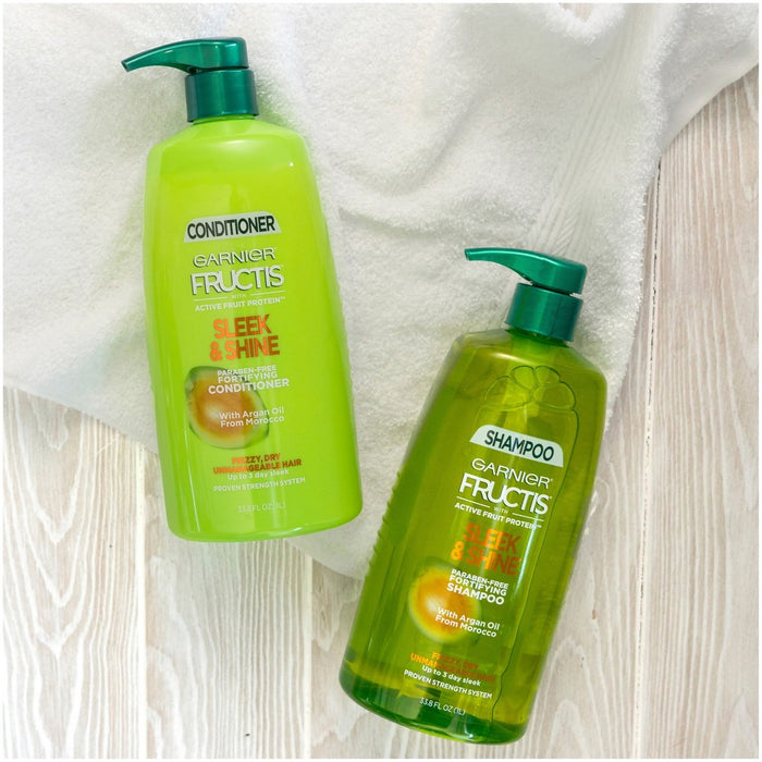 Garnier Fructis With Active Fruit Protein Sleek & Shine Shampoo - 33.8 fl oz (LOCAL PICKUP ONLY)