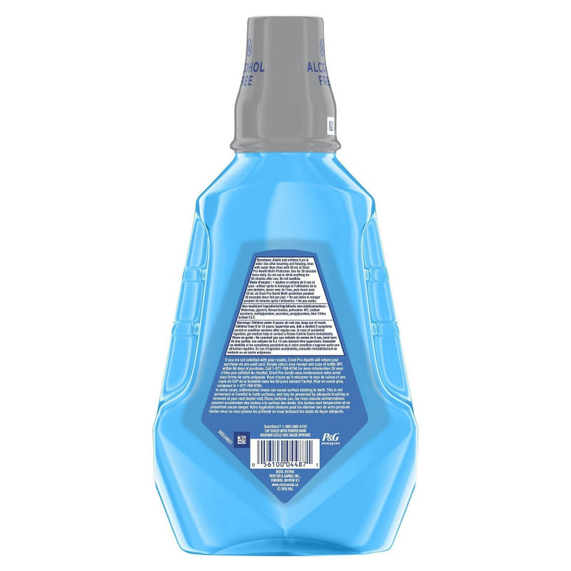 Crest Pro-Health Mouthwash Alcohol Free Clean Mint Multi-Protection - 50.7 fl oz