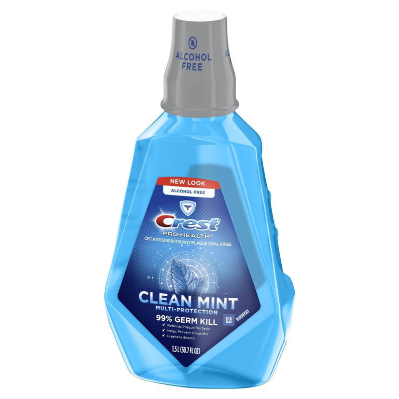 Crest Pro-Health Mouthwash Alcohol Free Clean Mint Multi-Protection - 50.7 fl oz