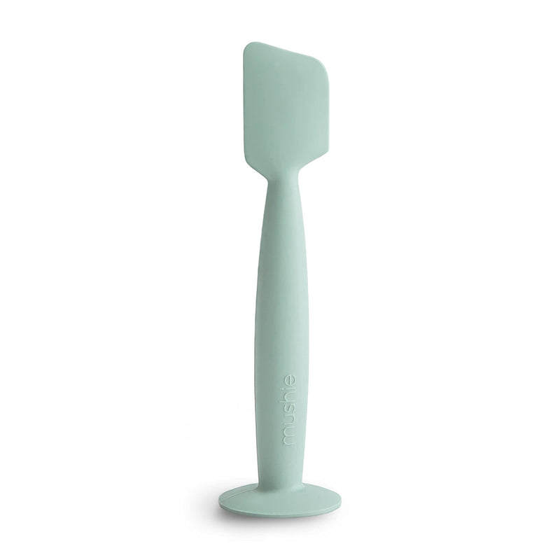 Mushie Diaper Cream Applicator Soft Silicone With Suction Base (Cambridge Blue)