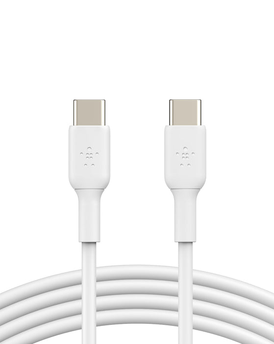 Belkin USB-C To USB-C Fast Charging Cable (2M/6.6Ft) For Iphone 16, Iphone 16 Pro, Iphone 16 Pro Max, Galaxy S25, S24, Note, Pixel, Ipad Pro, Nintendo Switch 2, Carplay & More - White