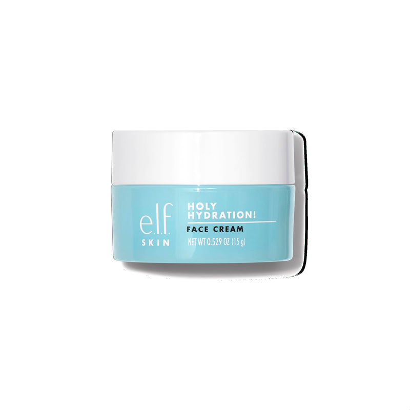 E.L.F. SKIN Mini Holy Hydration! Face Cream, Moisturizer For Nourishing & Plumping Skin, Infused With Hyaluronic Acid, Vegan & Cruelty-Free, 0.529 Oz