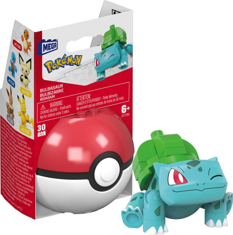 Mega Bloks Pokemon Pokeball Bulbasaur